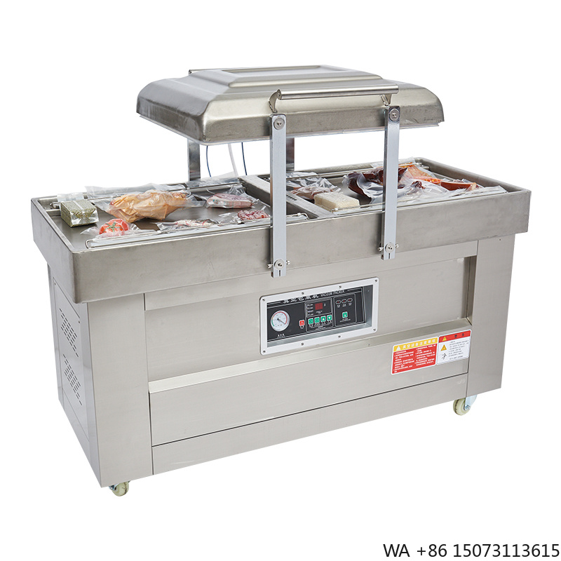 Meal Prep Usa - Semi-automatische dubbele kamer vacuümverpakkingsmachine DZ400/2SB voor