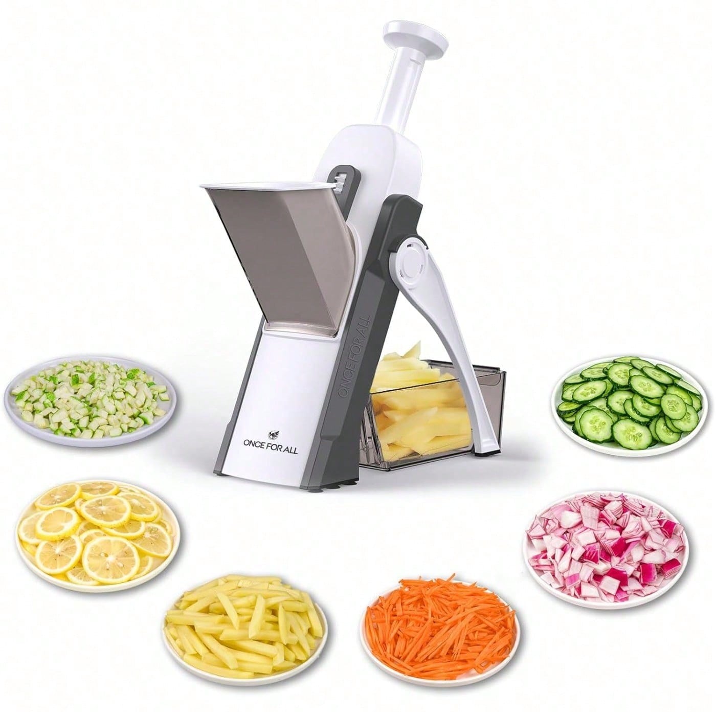 Meal Prep Potatoes - Veilige Mandoline Snijder 5-in-1 Groentehakker Aardappel