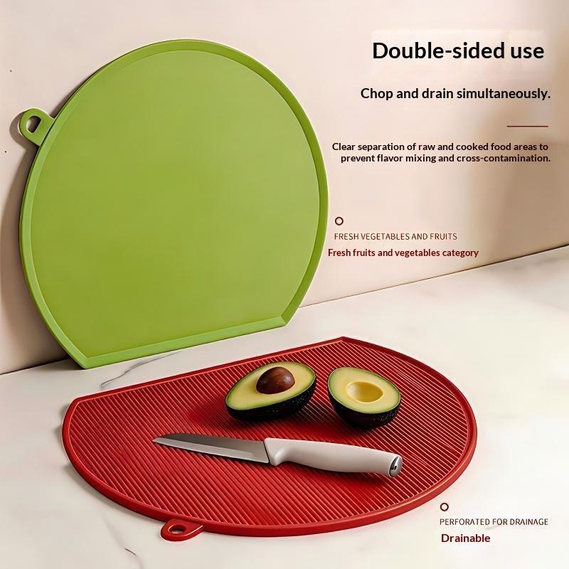 Meal Prep Format - TPU snijplank anti-schimmel antibacterieel halfrond voedselveilig