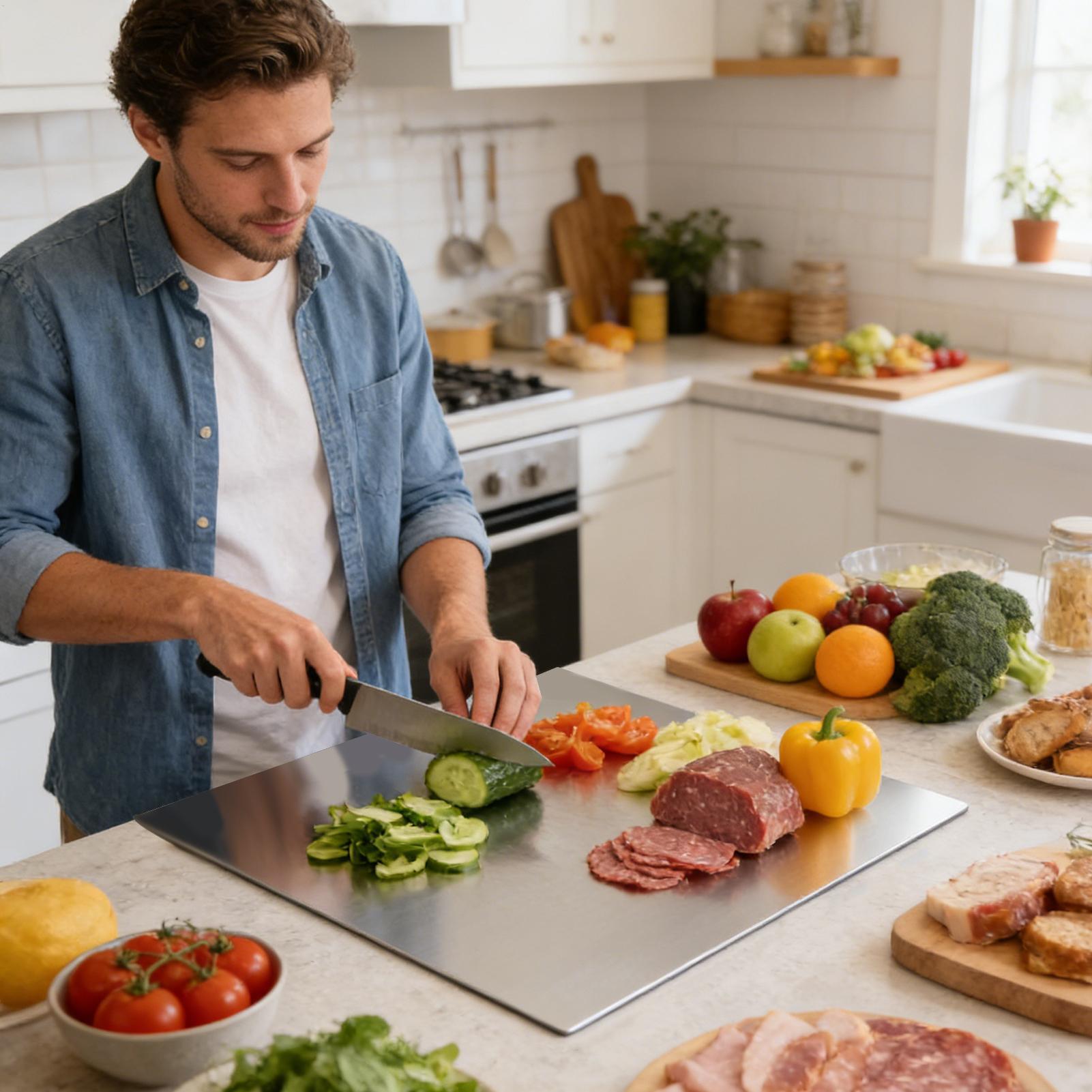 Roestvrijstalen snijplank met  - Meal Prep Usa recensie en prijs