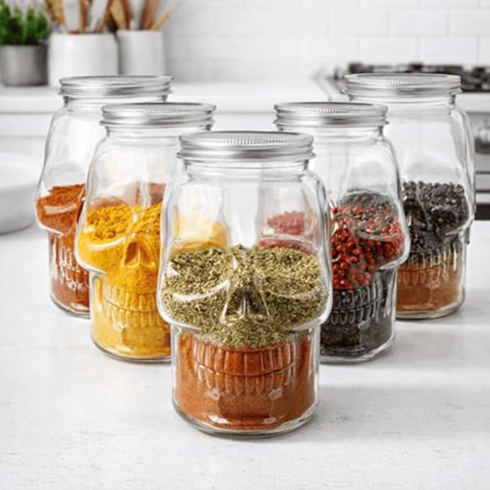 Transparante schedelvormige gl - Meal Prep For A Day recensie en prijs