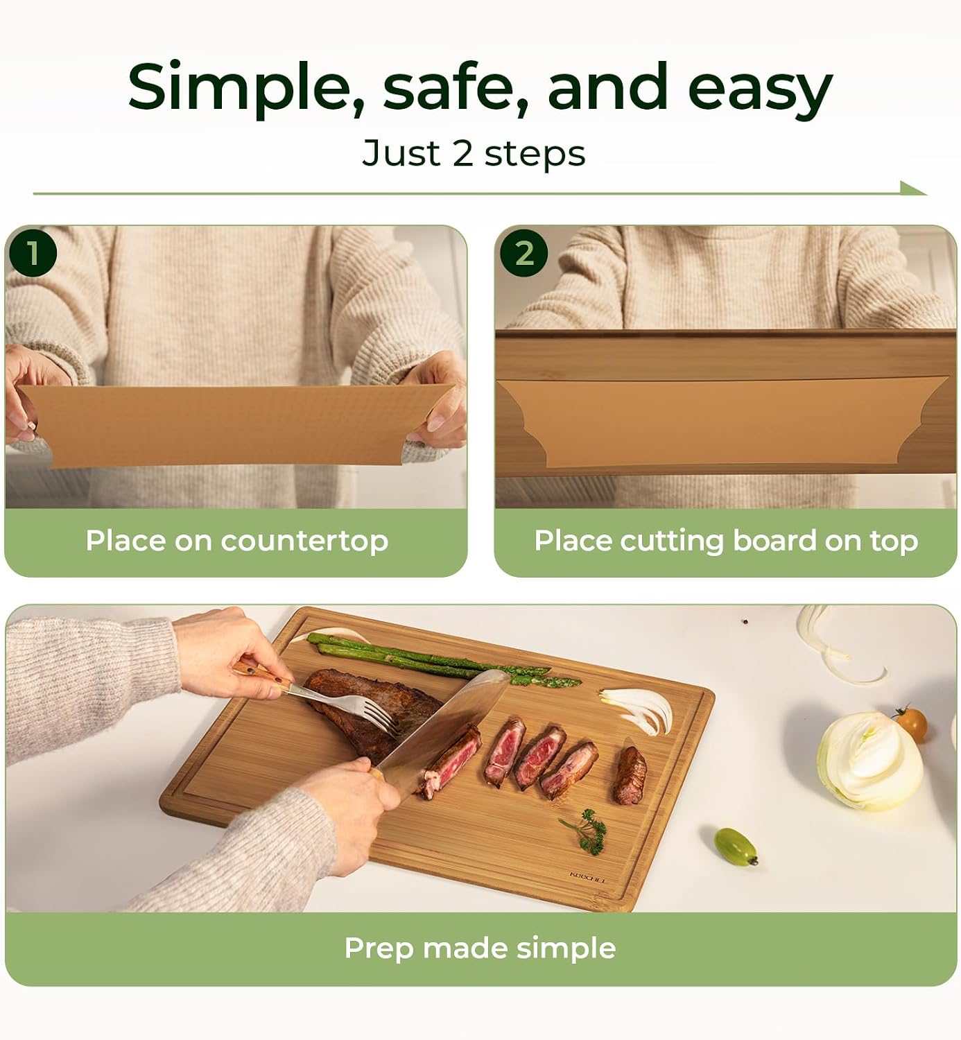 Keechee Bamboe Snijplank met A - Meal Prep Format recensie en prijs