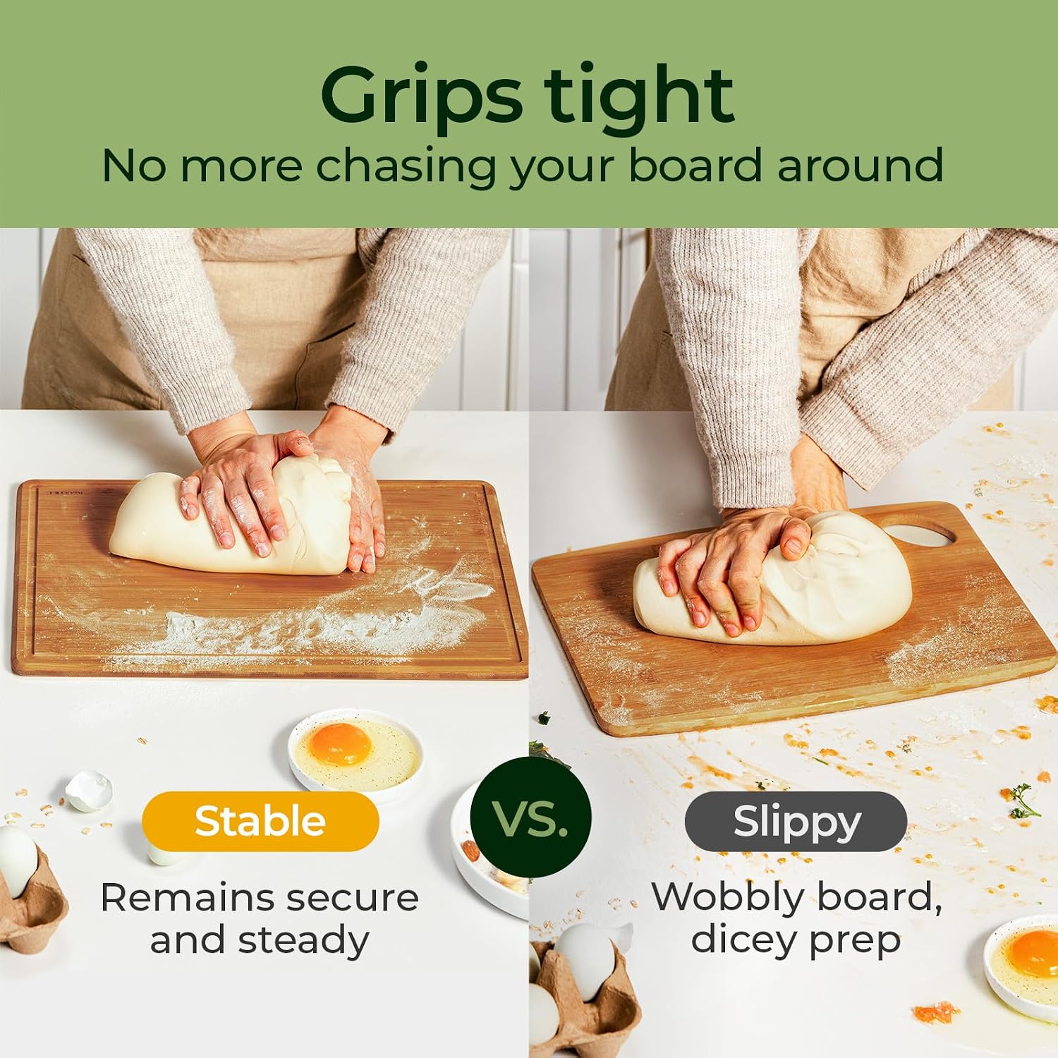 Keechee Bamboe Snijplank met A - Meal Prep Format recensie en prijs