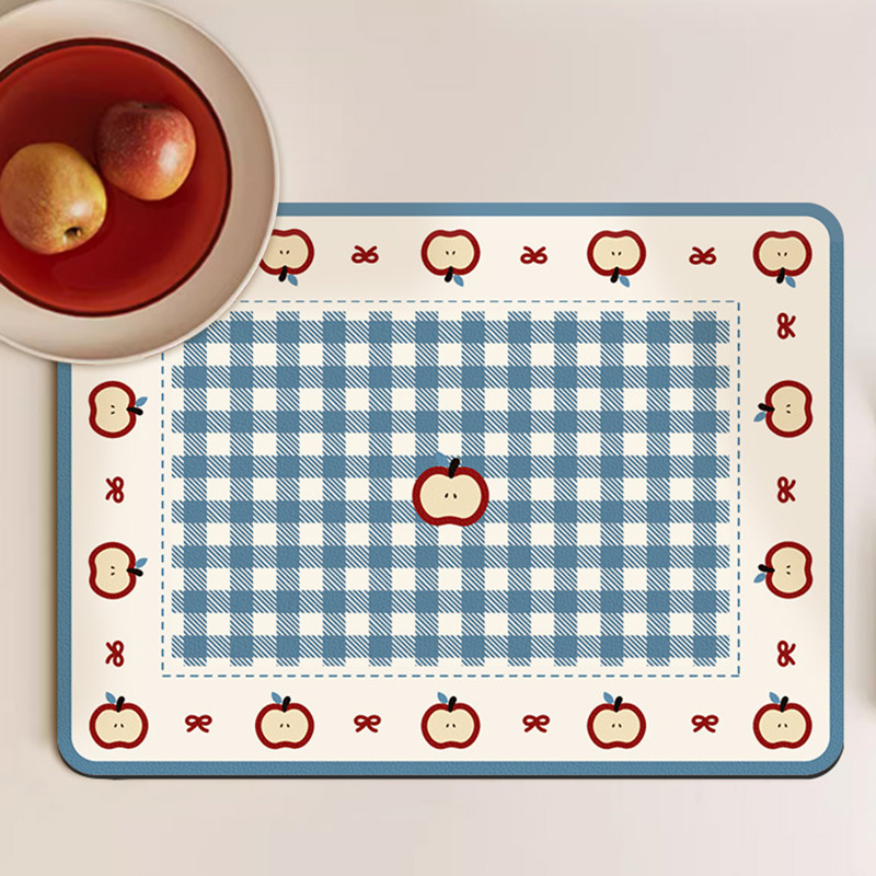 ute Apple Pattern droogmat Opv - Meal Prep Format recensie en prijs