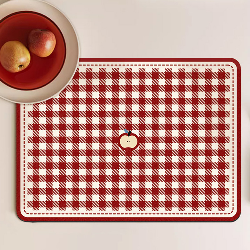 ute Apple Pattern droogmat Opv - Meal Prep Format recensie en prijs