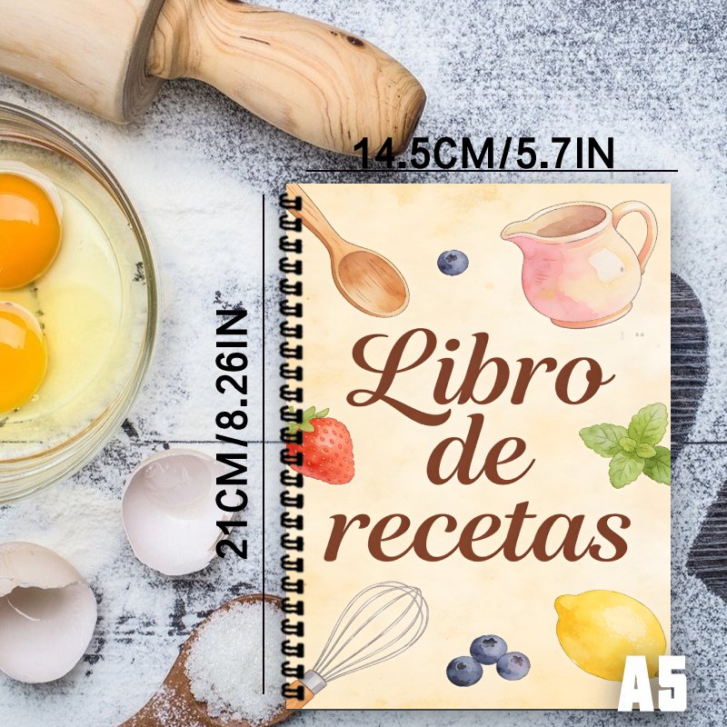 A5 Papieren Spaans receptenboe - Meal Prep Book recensie en prijs