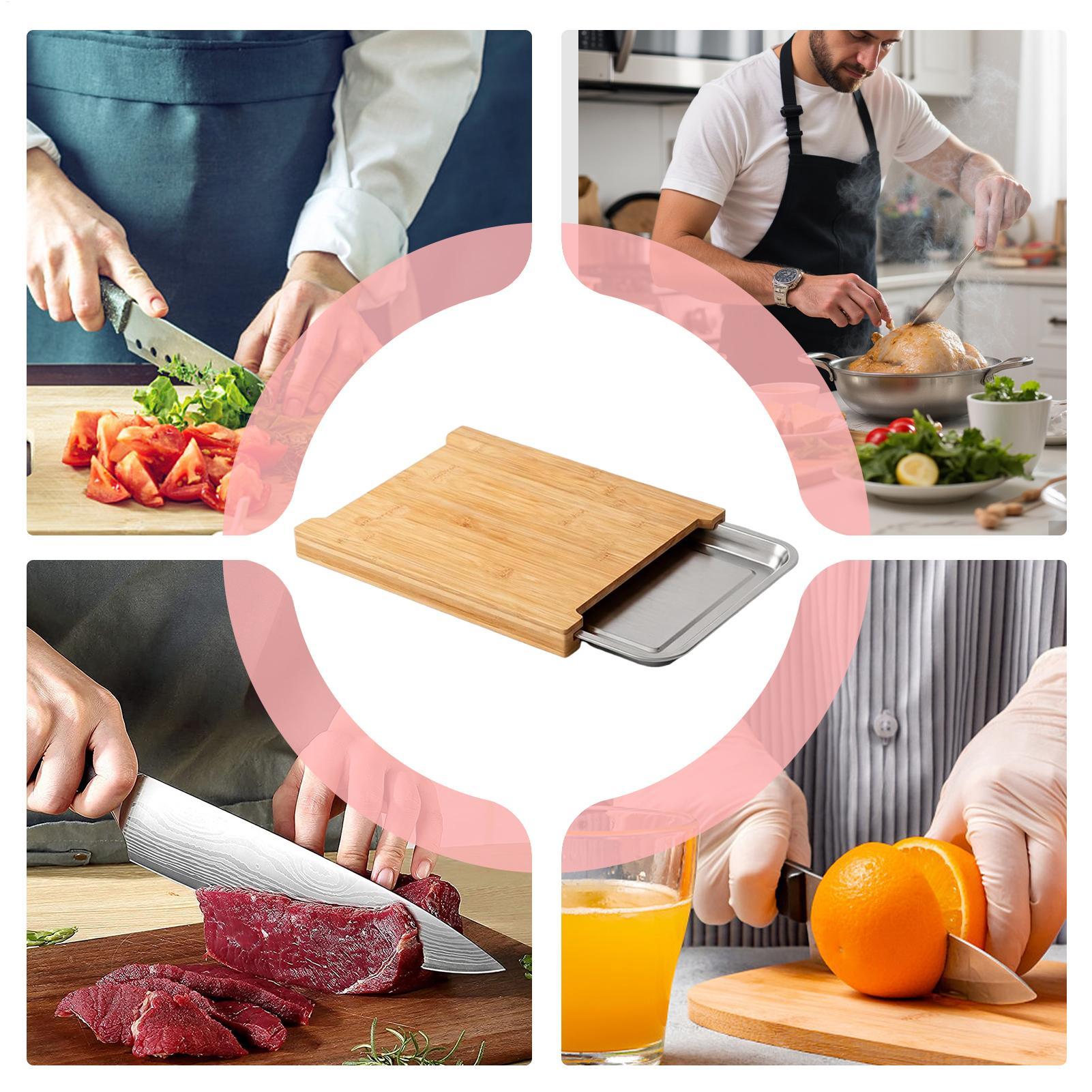 Houten snijplank, antislip, vo - Meal Prep Usa recensie en prijs
