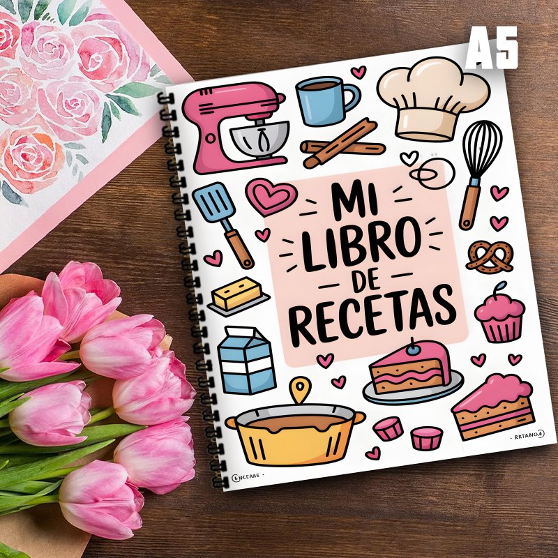 A5 Spaans receptenboek met spi - Meal Prep Book recensie en prijs